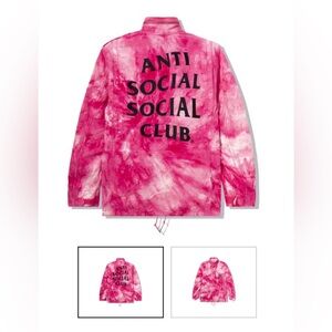 Anti Social Social Club Alpha Industries x ASSC LARGE Jacket Tie dye Pink